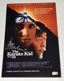 Ralph Macchio Signed The Karate Kid Part III 3 11x17 Movie Poster Beckett COA