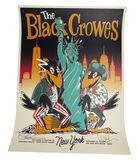 The Black Crowes Signed New York 2021 Tour Poster Litho Chris Robinson Rich COA