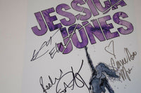 Jessica Jones Cast Signed 11x14 Photo x6 Krysten Ritter Carrie Anne Moss COA