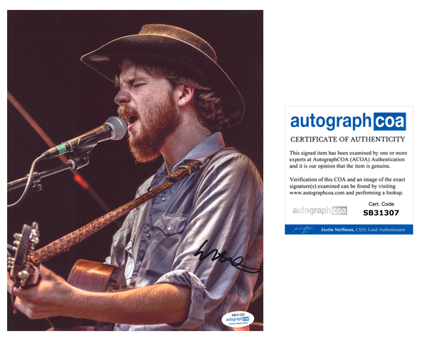 Colter Wall Signed Autographed 8x10 Photo Country Music Singer ACOA COA