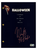 Nick Castle Signed Autographed Halloween Movie Script Michael Myers Beckett COA