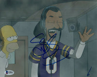 Snoop Dogg Signed Autographed 8x10 Photo The Simpsons Pose BAS Beckett COA