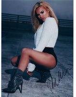 Ine Back Iversen Signed Autographed 8x10 Photo Hot Sexy Model COA