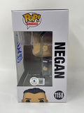 Jeffrey Dean Morgan Signed The Walking Dead Negan Funko Pop #1158 Beckett COA