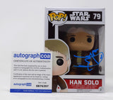 Harrison Ford Signed Funko Pop Han Solo Star Wars 79 Figure Autograph ACOA COA