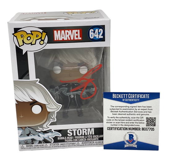 Alexandra Shipp Signed Autographed Funko Pop Figure Storm X-Men Beckett COA