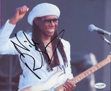 Nile Rodgers Signed Autograph 8x10 Photo CHIC Band Musician Producer ACOA COA