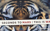 Thirty Seconds To Mars Signed This Is War Vinyl Album LP Jared Leto Beckett COA