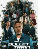 Brad Pitt & Aaron Taylor-Johnson Signed 11x14 Photo Bullet Train Beckett COA