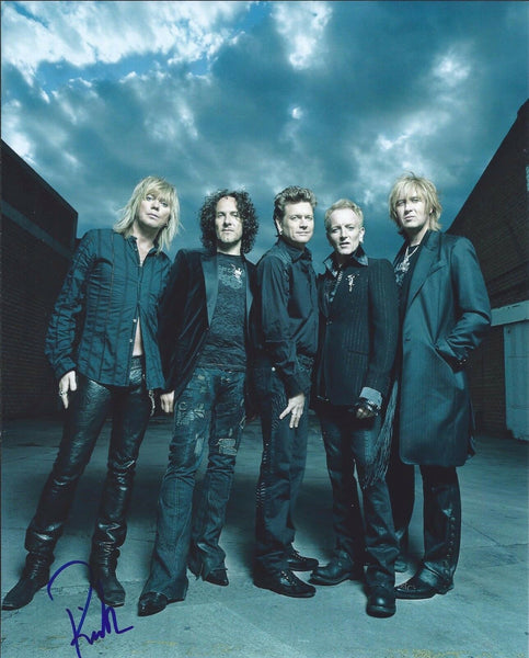 Rick Savage Signed Autographed 8x10 Photo Def Leppard Bassist Proof A