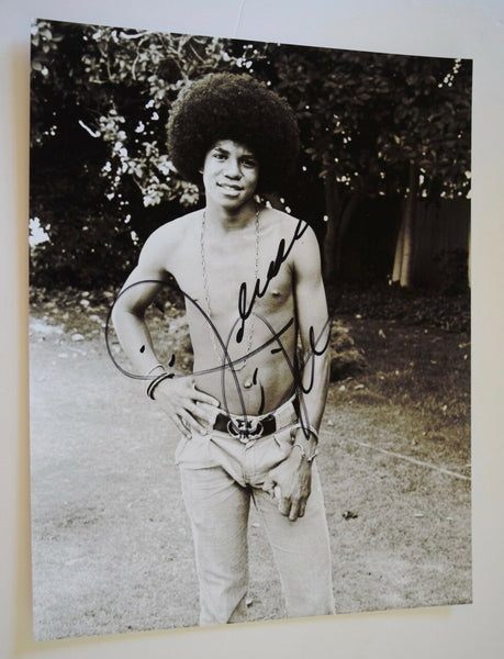 Jermaine Jackson Signed Autographed 11x14 Photo The Jackson 5 COA VD