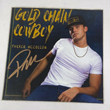 Parker McCollum Signed Autographed Gold Chain Cowboy Framed CD Display COA
