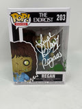 Linda Blair Signed Autograph The Exorcist Funko Pop Figure Regan Beckett BAS COA
