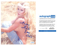 Hayley Heidi Bray Signed Autographed 8x10 Photo Sexy Model ACOA COA