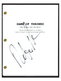 Pilou Asbaek Signed Autograph Game of Thrones The Dragon and The Wolf Script COA