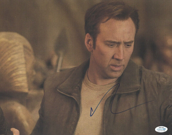 Nicolas Cage Signed Autographed 11x14 Photo National Treasure Movie Nic ACOA COA