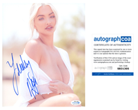 Lindsey Pelas Signed Autographed 8x10 Photo Playboy Model Sexy ACOA COA