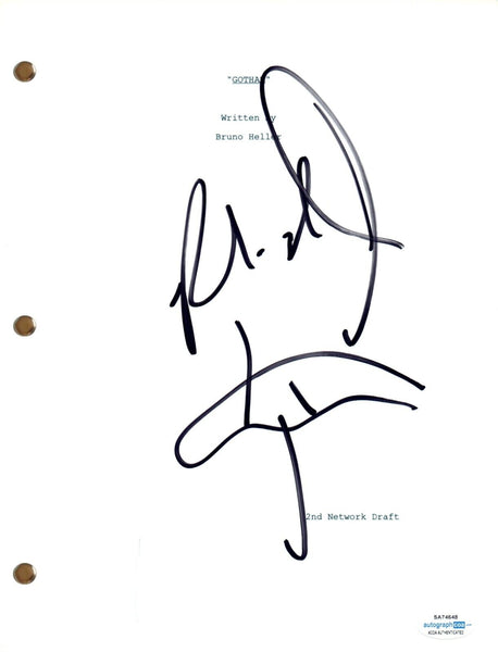 Robin Lord Taylor Signed Autograph Gotham Pilot Episode Script Penguin ACOA COA