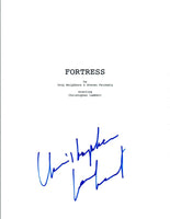 Christopher Lambert Signed Autographed Fortress Full Movie Script COA VD