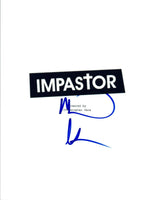 Michael Rosenbaum Signed Autographed IMPASTOR Pilot Episode Script COA VD