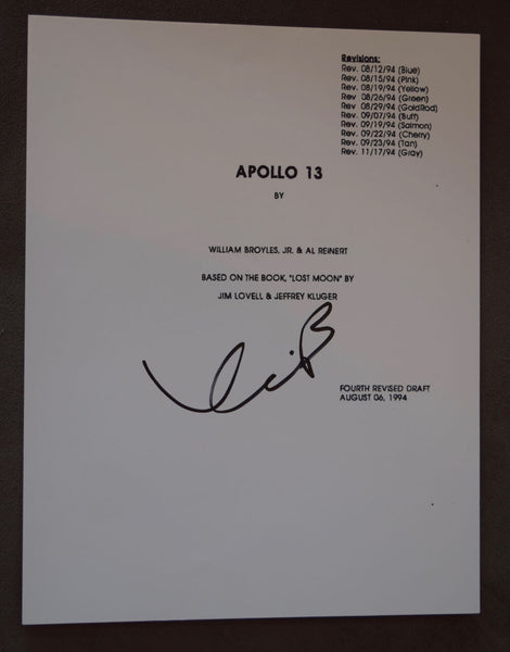 Kevin Bacon Signed Autographed Apollo 13 Full Movie Script