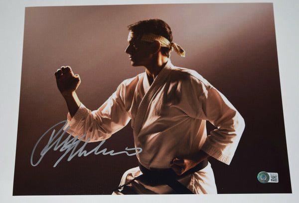 Ralph Macchio Signed Autograph 11x14 Photo The Karate Kid Cobra Kai Beckett COA