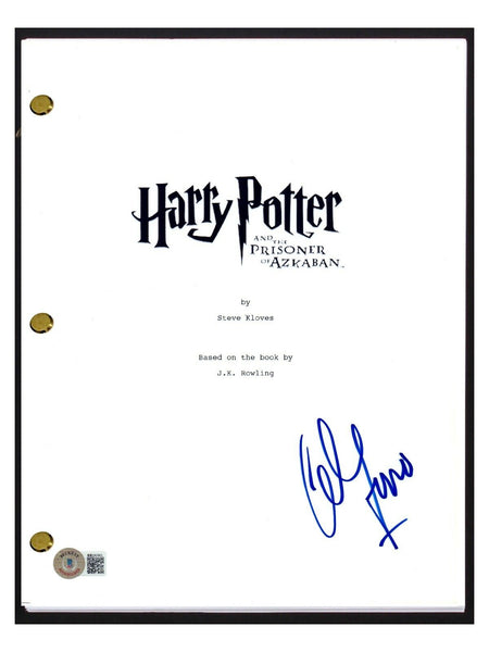 Alfonso Cuaron Signed Harry Potter & The Prisoner of Azkaban Script Beckett COA