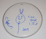 Clown Shawn Crahan Signed Autographed 12" Drumhead SLIPKNOT Sketch Beckett COA