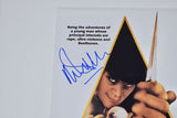 Malcolm McDowell Signed A Clockwork Orange 11x17 Movie Poster Photo Beckett COA