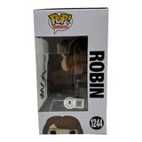 Maya Hawke Signed Funko Pop Stranger Things Robin #1244 Autograph Beckett COA