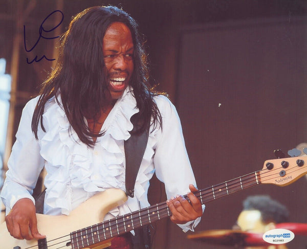 Verdine White Signed Autograph 8x10 Photo Earth, Wind & Fire Bassist ACOA COA