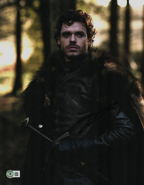 Richard Madden Signed Autograph Game of Thrones 11x14 Photo Beckett COA