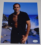Nicolas Cage Signed Autographed 8x10 Photo Shirtless Leaving Las Vegas ACOA COA