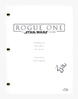 Riz Ahmed Signed Autographed Rogue One A Star Wars Story Movie Script ACOA COA