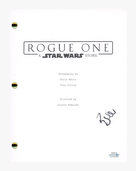 Riz Ahmed Signed Autographed Rogue One A Star Wars Story Movie Script ACOA COA