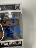Lewis Hamilton Signed Autograph Funko Pop Racing Formula 1 One F1 #01 ACOA COA