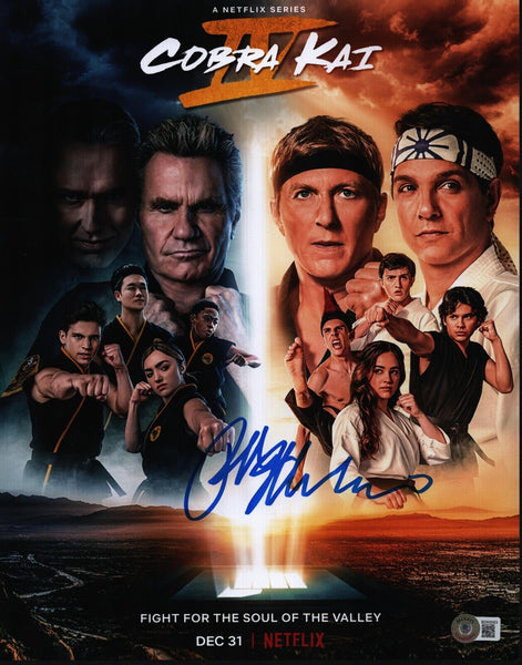 Ralph Macchio Signed Autograph 11x14 Photo The Karate Kid Cobra Kai Beckett COA
