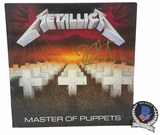 Kirk Hammett Signed Metallica Master of Puppets Vinyl Record Album Beckett COA