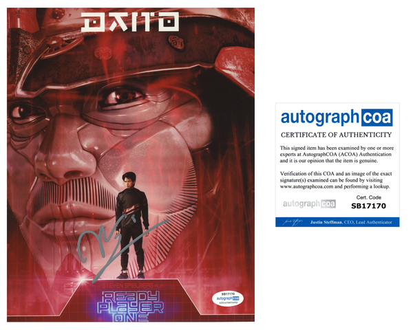 Win Morisaki Signed Autographed 8x10 Photo Ready Player One Daito ACOA COA