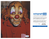 Clown Shawn Crahan Signed Autographed 8x10 Photo Slipknot Drummer ACOA COA