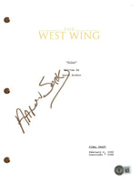 Aaron Sorkin Signed Autograph The West Wing Pilot Script Screenplay Beckett COA