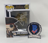Johnny Depp Signed Funko Pop Jack Sparrow Pirates of the Caribbean Beckett COA