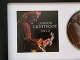 Gordon Lightfoot Signed Autographed Solo Framed CD Display ACOA COA