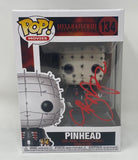 Clive Barker Signed Autographed Pinhead Funko Pop Hellraiser Figure Beckett COA