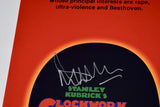 Malcolm McDowell Signed A Clockwork Orange 11x17 Movie Poster Photo Beckett COA