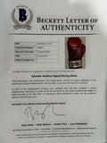 Sylvester Stallone Signed Boxing Glove Rocky Balboa Autograph Beckett COA LOA