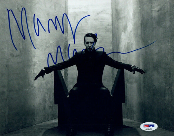 Marilyn Manson Signed Autographed 8x10 Photo PSA/DNA COA