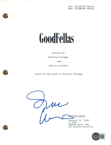 Irwin Winkler Signed Autograph Goodfellas Movie Script Film Producer Beckett COA