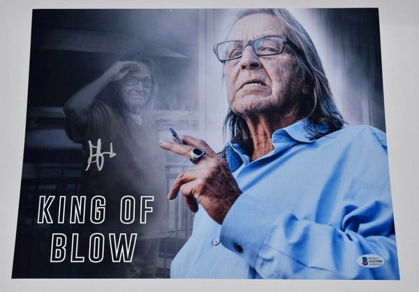 Boston George Jung Signed Autograph 11x14 Photo Blow Movie Smuggler Beckett COA