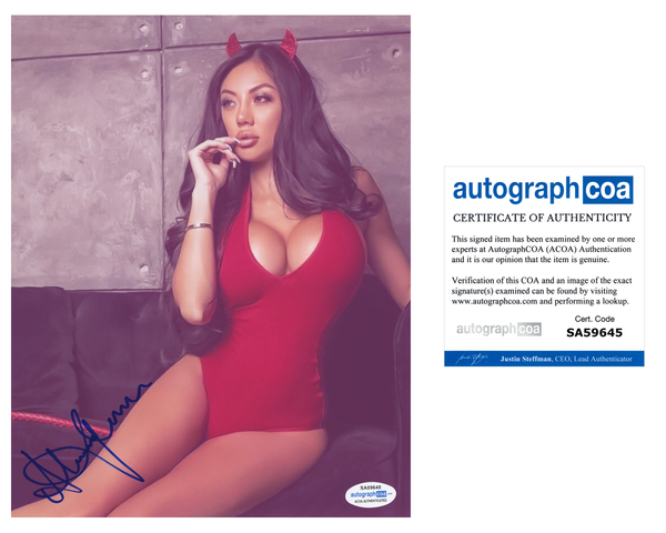 Stacey Shalene Signed Autographed 8x10 Photo Sexy Model ACOA COA